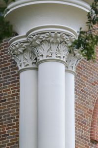 Corinthian column on Clark Hall